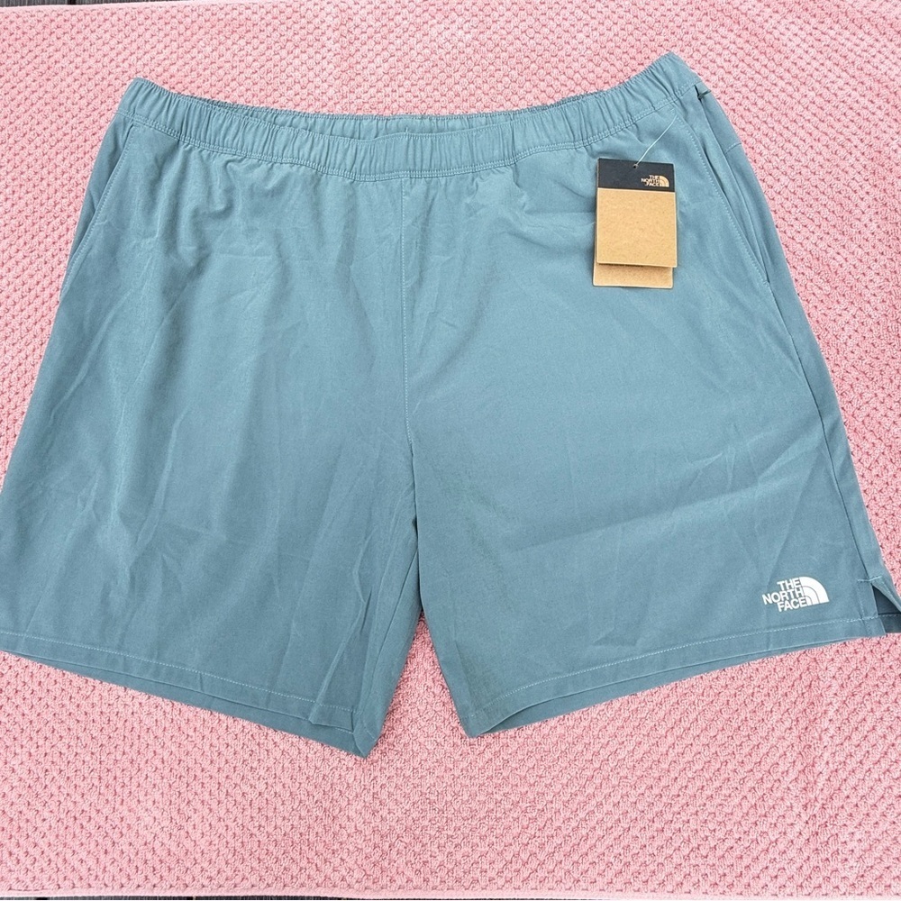 The North Face Men's Teal Athletic Shorts Sz XXL
